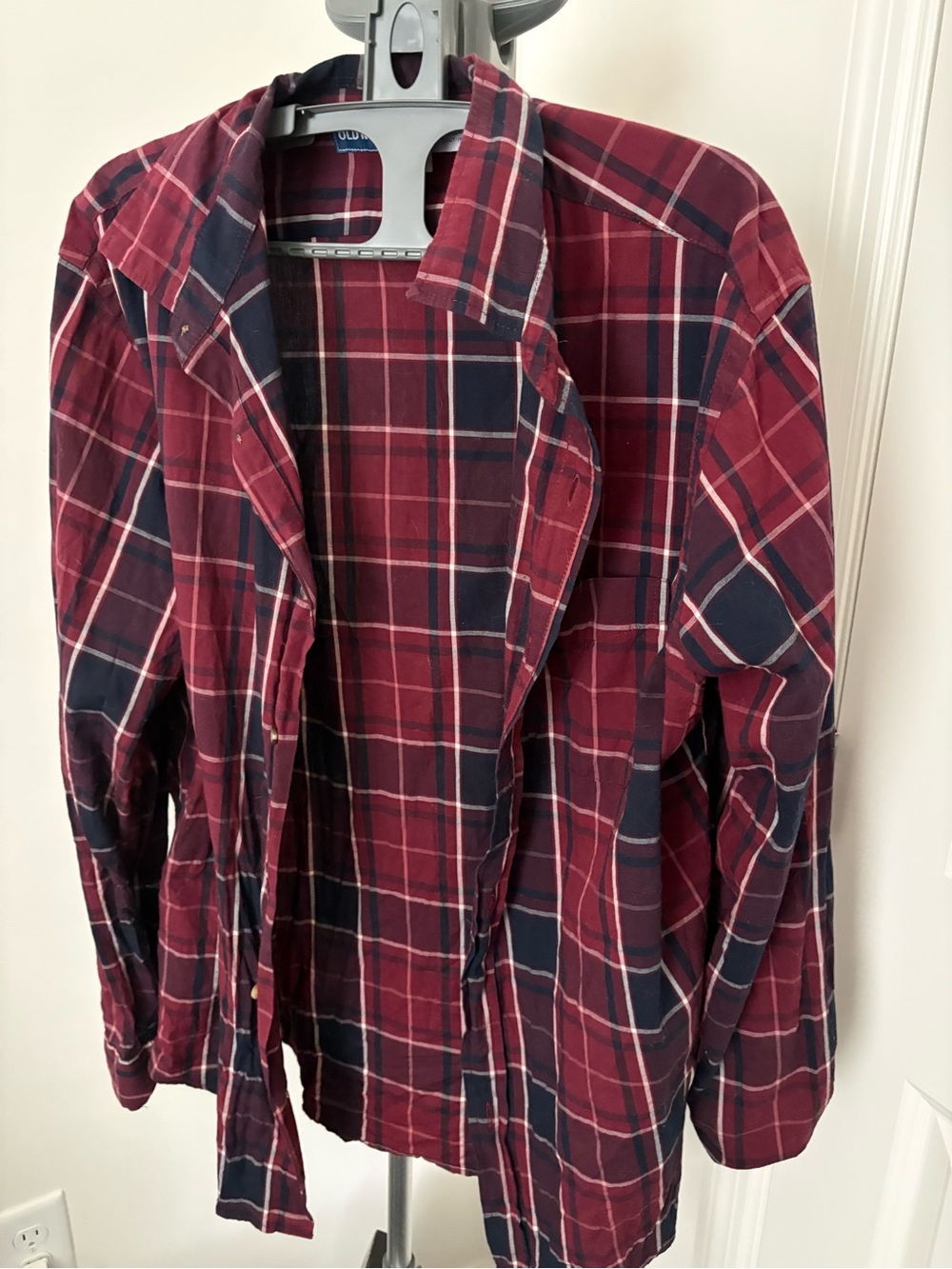 Men's Old Navy Red Plaid Shirt